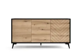 komoda-duza-ksz154-auris-jodelka-dab-evoke-czarne-nozki-salon-nowoczesnosc