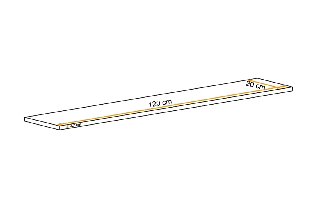 polka-wiszaca-switch-czarny-120-cm-stan-nowy