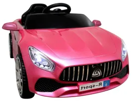 auto-na-akumulator-2-silniki-30w-aku-6v7ah-pilot-rozowe-lakierowane