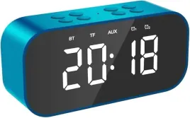 kabinga-zegarek-budzik-cyfrowy-led-elektroniczny-glosnik-lusterko-blue