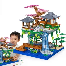 klocki-konstrukcyjne-kwiaty-wisnia-bonsai-drzewko-ogrod-led-2500el-premium