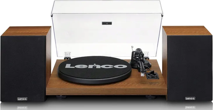 Gramofon Hi-Fi Lenco LS-480 Bluetooth AUX DREWNO IGŁA AUDIO-TECHNICA