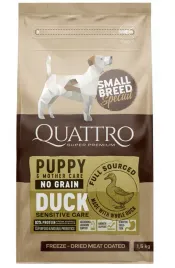 quattro-grain-free-puppy-small-duck-kaczka-15kg