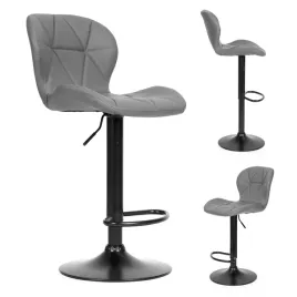 hoker-stolek-barowy-obrotowy-regulacja-wysokosci-podnozek-szary-modernhome