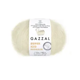 wloczka-gazzal-super-kid-mohair-64437-ekru-25gr-237m