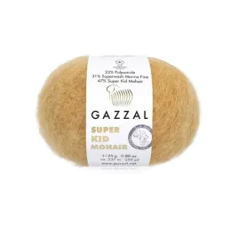 wloczka-gazzal-super-kid-mohair-64423-miodowy-25gr-237m