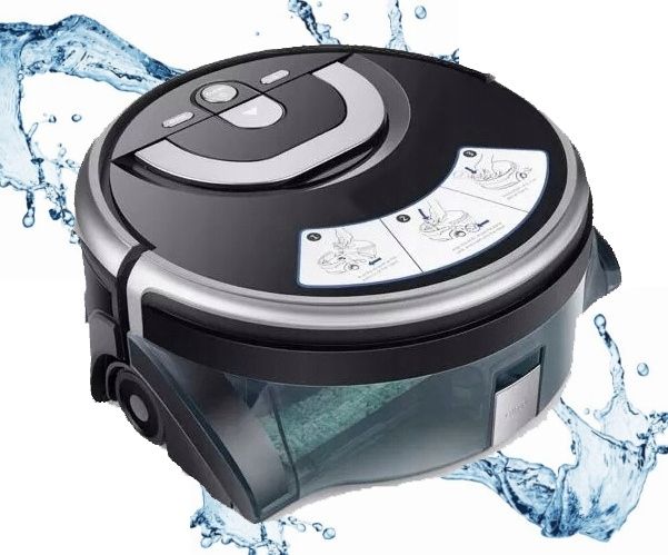 Robot mopujący myjący podłogi automatyczny 2 zbiorniki wody