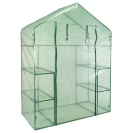 szklarnia-ogrodowa-foliowa-4-polki-domek-zielona-143x73x195-cm