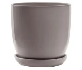 doniczka-ceramiczna-z-podstawka-bezowa-ozdobna-na-kwiaty-15-cm