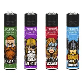 4-x-zapalniczka-gazowa-clipper-kings-of-valhala-cala-kolekcja