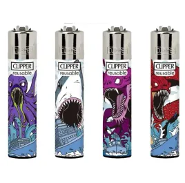 4-x-zapalniczka-gazowa-clipper-sea-monsters-cala-kolekcja