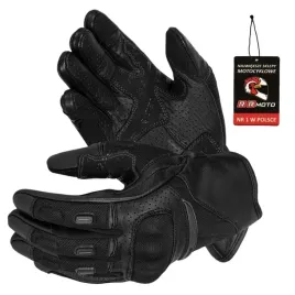 rekawice-motocyklowe-krotkie-seca-axis-mesh-ii-black-czarny-gratis