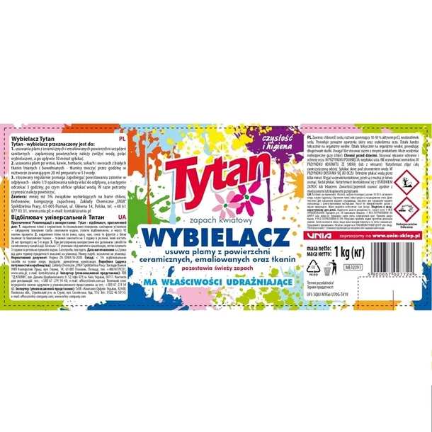 wybielacz-tytan-1kg-stan-nowy