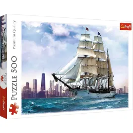 puzzle-trefl-500-elementow-puzzle-zaglowiec-na-tle-chicago-500