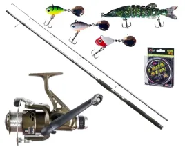 zestaw-spinningowy-wedka-jaxon-na-szczupaka-kolowrotek-plecionka