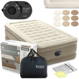 materac-dmuchany-jednoosobowy-lozko-intex-z-pompka-230v-welurowy-model