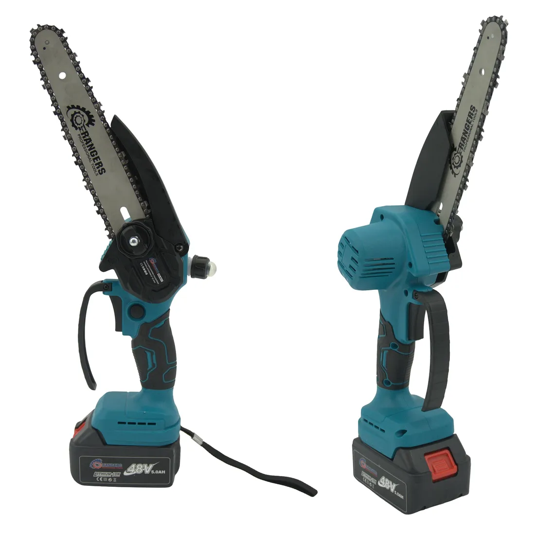 pila-lancuchowa-teleskopowa-sekator-48v-2x-aku-wysiegnik-do-scinania-do-4-m-stan-nowy