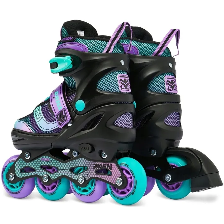 rolki-regulowane-raven-drill-violet-mint-38-42