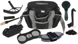 zestaw-komplet-szczotek-modna-torba-szczotki-dla-konia-szczotka-kopystka