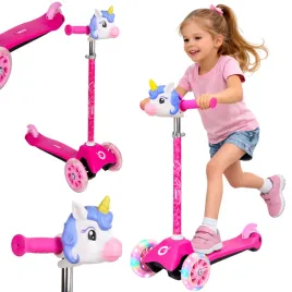 hulajnoga-dla-dzieci-trojkolowa-rozowa-z-jednorozcem-swiecace-kola-ogrodowa
