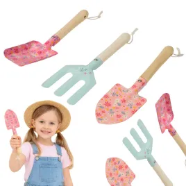 narzedzia-ogrodowe-dla-dzieci-drewniane-metalowe-zestaw-lopatka-grabie-3-el