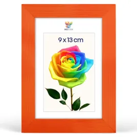 ramka-na-zdjecia-9-x-13-cm-pomaranczowa-z-naturalnego-drewna
