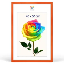 ramka-na-zdjecia-45-x-60-cm-pomaranczowa-z-naturalnego-drewna