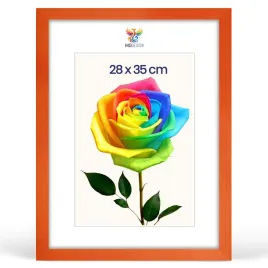 ramka-na-zdjecia-28-x-35-cm-pomaranczowa-z-naturalnego-drewna