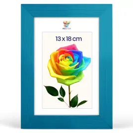ramka-na-zdjecia-13-x-18-cm-turkusowa-z-naturalnego-drewna