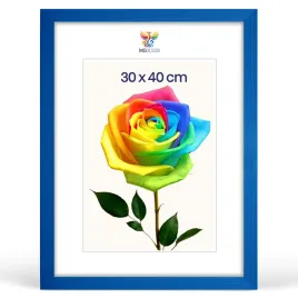 ramka-na-zdjecia-30-x-40-cm-niebieska-z-naturalnego-drewna