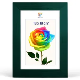 ramka-na-zdjecia-13-x-18-cm-zielona-z-naturalnego-drewna