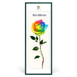 ramka-na-zdjecia-50-x-100-cm-zielona-z-naturalnego-drewna
