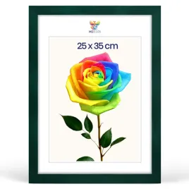 ramka-na-zdjecia-25-x-35-cm-zielona-z-naturalnego-drewna