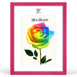 ramka-na-zdjecia-28-x-35-cm-rozowa-z-naturalnego-drewna