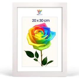 ramka-na-zdjecia-20-x-30-cm-biala-z-naturalnego-drewna