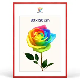 ramka-na-zdjecia-80-x-120-cm-czerwona-z-naturalnego-drewna