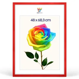 ramka-na-zdjecia-48-x-683-cm-czerwona-z-naturalnego-drewna