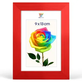 ramka-na-zdjecia-9-x-13-cm-czerwona-z-naturalnego-drewna