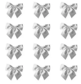 ozdoby-choinkowe-na-choinke-kokardki-do-prezentow-srebrne-swieta-5cm-12szt