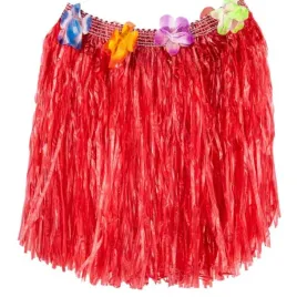 spodnica-hawajska-czerwona-kwiaty-foliowa-kwiaty-panienski-hawajska-aloha