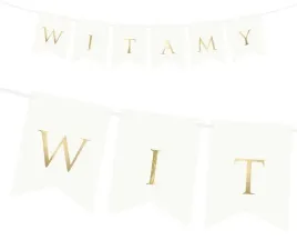 baner-witamy-bialy-zloty-slub-wesele-15x80-cm
