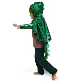 stroj-kostium-dla-dzieci-smok-dinozaur-zielony-peleryna-z-kapturem-karnawal