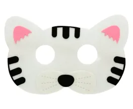 maska-na-oczy-filcowa-kotek-biala