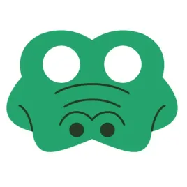 maska-filcowa-krokodyl-karnawal-przebranie