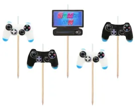 swieczki-tort-pikery-game-on-piksele-gracza-5-szt