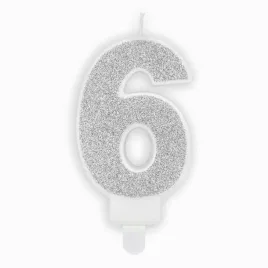 swieczka-urodzinowa-na-tort-cyferka-6-srebrna-brokatowa