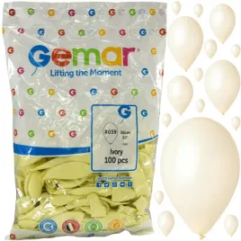 balony-pastelowe-kosc-sloniowa-gemar-10-100-szt-profesjonalne-na-wesele