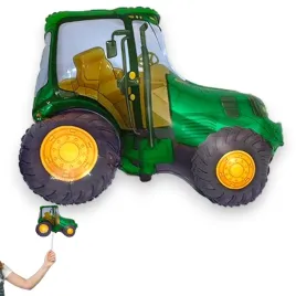 balon-foliowy-traktor-zielony-35-cm-rolnik-farma