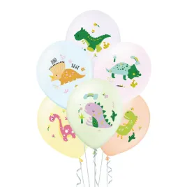 balony-dinozaury-kolorowe-dino-6szt-30cm