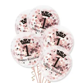 balony-z-rozowo-zlotym-konfetti-na-roczek-30-cm-na-urodziny-10-szt